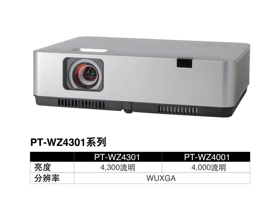 线”精彩！松下液晶机PT-WZ4301系列ag真人登录全高清无线投影仪畅快投影无